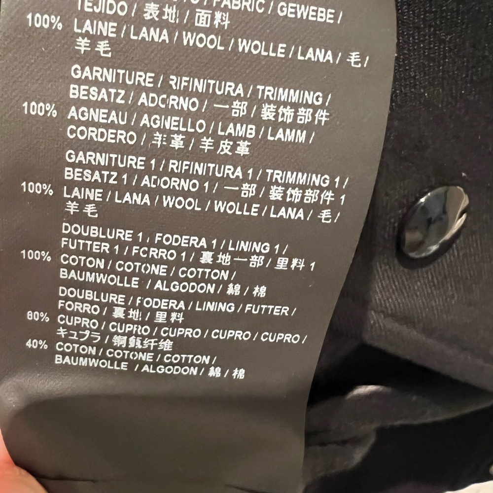 Rare merely used Saint Laurent Black on Black Teddy 34 - Picture 10 of 15